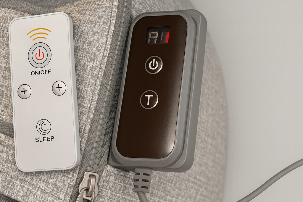 atRise(アットライズ)パネルヒーターの本体リモコン